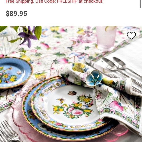 Williams Sonoma Cloisonné Spring Blossom Napkin Rings, Set of 4 NWT - Picture 3 of 13